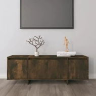 Detailed information about the product TV Cabinet Smoked Oak 120x30x40.5 cm Engineered Wood