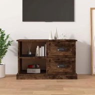 Detailed information about the product TV Cabinet Smoked Oak 73x35.5x47.5 cm Engineered Wood