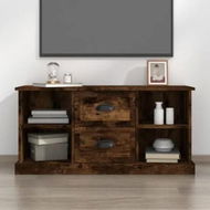 Detailed information about the product TV Cabinet Smoked Oak 99.5x35.5x48 cm Engineered Wood