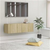 Detailed information about the product TV Cabinet Sonoma Oak 100x30x30 cm Chipboard