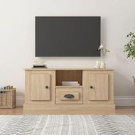 Detailed information about the product TV Cabinet Sonoma Oak 100x35.5x45 Cm Engineered Wood.