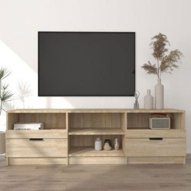 TV Cabinet Sonoma Oak 150x33.5x45 Cm Engineered Wood