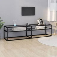 Detailed information about the product TV Cabinet Transparent 160x40x40.5 cm Tempered Glass