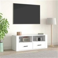 Detailed information about the product TV Cabinet White 100x35x40 cm Engineered Wood