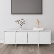 Detailed information about the product TV Cabinet White 120x30x40.5 Cm Engineered Wood.