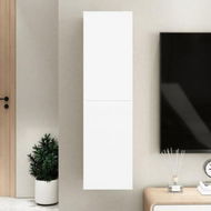 Detailed information about the product TV Cabinet White 30.5x30x110 Cm Engineered Wood.