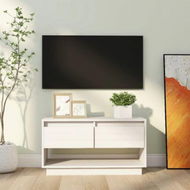 Detailed information about the product TV Cabinet White 74x34x40 Cm Solid Wood Pine