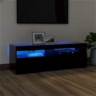 Detailed information about the product TV Cabinet with LED Lights Black 120x35x40 cm