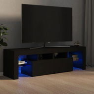 Detailed information about the product TV Cabinet With LED Lights Black 140x36.5x40 Cm.