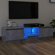 Detailed information about the product TV Cabinet With LED Lights Concrete Grey 140x40x35.5 Cm.