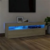 Detailed information about the product TV Cabinet with LED Lights Sonoma Oak 120x35x40 cm