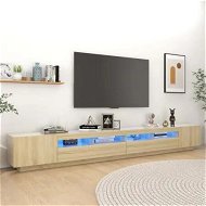 Detailed information about the product TV Cabinet with LED Lights Sonoma Oak 300x35x40 cm