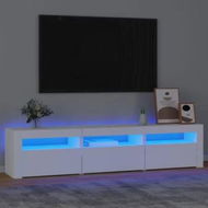 Detailed information about the product TV Cabinet with LED Lights White 180x35x40 cm