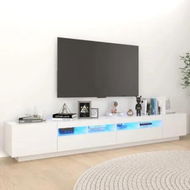 Detailed information about the product TV Cabinet with LED Lights White 260x35x40 cm