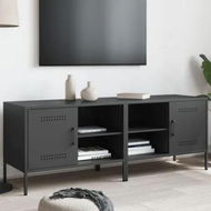 Detailed information about the product TV Cabinets 2 pcs Black 68x39x50.5 cm Steel