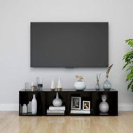 Detailed information about the product TV Cabinets 4 Pcs Black 37x35x37 Cm Engineered Wood