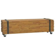 Detailed information about the product TV Stand 110x30x32.5 cm Solid Teak Wood