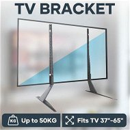 Detailed information about the product TV Stand Bracket Portable Television Mount Tabletop Base Holder Mounting Hanger Black Fits 37 to 65 Inches