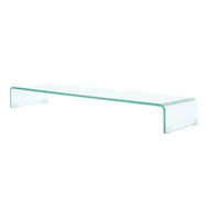 Detailed information about the product TV Stand/monitor Riser Glass Clear 100x30x13 Cm.