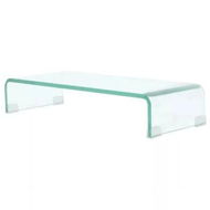 Detailed information about the product TV Stand/Monitor Riser Glass Clear 60x25x11 cm