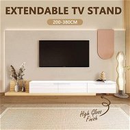 Detailed information about the product TV Unit Cabinet Stand Extendable Entertainment Console Side Table Centre Storage Living Room Furniture Oak White