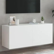 Detailed information about the product TV Wall Cabinet with LED Lights White 100x35x41 cm