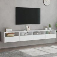 Detailed information about the product TV Wall Cabinets 2 pcs White 100x30x30 cm Engineered Wood