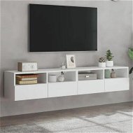 Detailed information about the product TV Wall Cabinets 2 pcs White 80x30x30 cm Engineered Wood