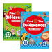 Two Book Set Spot The Difference Basic And Advanced Whole Brain Development Thinking Skills Visual Discrimination Memory Logic for 3-6 Year Olds. Available at Crazy Sales for $9.99