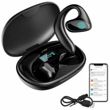 Two-Way Translator Device Smart Voice Translator Earbuds with Bluetooth,APP for 144 Languages Online Instant Voice Translation for Business Travel,Black