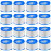 Type 6 Hot Tub Spa Filter Replacement Compatible with Lay Z Spa,Coleman SaluSpa 90352E 58323,Inflatable Hot Tub,Swimming Pool Pump Filter Type 6 Cartridge,16 Pack. Available at Crazy Sales for $57.99