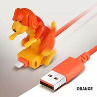 Detailed information about the product Type-C Stray Dog Charging Cable Suitable USB Charging Cable Android Type C Col Orange