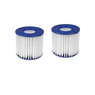 Detailed information about the product Type D Pool Filter Cartridge Replacement For Intex Summer Waves Pool RX-600 Easy To Install 2 Packs