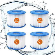 Detailed information about the product Type S1 Spa Filter Cartridge Compatible With All Intex PureSpa Models (4 Pcs)