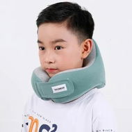 Detailed information about the product U-Shaped Travel Pillow for Kids and Children, Memory Foam Pillow, for Travel, Cervical, Airplane, Neck Cushion Color Green