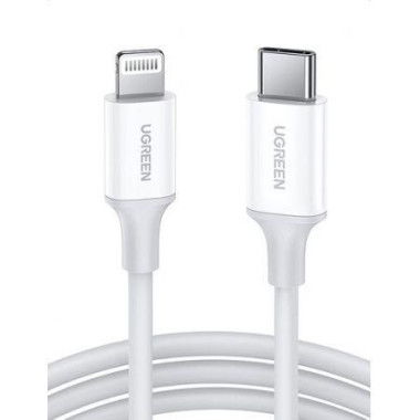 UGREEN 2M Lightning To USB Type-C 2.0 Male Cable (White) 60749