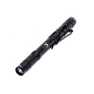 Detailed information about the product U`King Zq-X1014 Xpe Q5 600LM Mini Portable Pen Style Flashlight Torch 5500K Black.