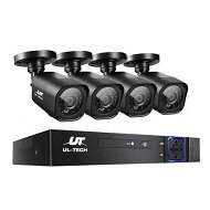 Detailed information about the product UL-TECH 4CH 5 IN 1 DVR CCTV Security System Video Recorder 4 Cameras 1080P HDMI Black