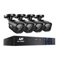 Detailed information about the product UL-TECH 8CH 5-IN-1 DVR CCTV Security System Video Recorder With 4 Cameras 1080P HDMI Black.