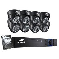 Detailed information about the product UL-tech CCTV 8 Dome Cameras Home Security System 8CH DVR 1080P 1TB IP Day Night