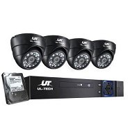 Detailed information about the product UL-tech CCTV Camera Security System Home 8CH DVR 1080P 4 Dome cameras with 1TB Hard Drive