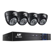 Detailed information about the product UL-tech CCTV Security Camera Home System DVR 1080P IP Long Range 4 Dome Cameras