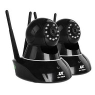 Detailed information about the product UL Tech Set Of 2 720P WIreless IP Cameras - Black