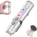 Ultimate Everyday Micro Tool K2 Mini Flashlight with COB Light, 6 in 1 Rechargeable Keychain Torch, Side Lights, Strobe, Magnet, Window Breaker, Silver. Available at Crazy Sales for $29.95