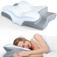 Detailed information about the product Ultra Cooling Adjustable Cervical Pillow: Optimal Neck Support and Comfort for All Sleepers (Memory Foam, Odorless, Ergonomic Contour)