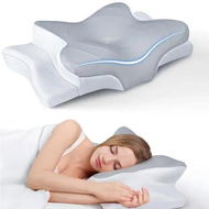 Detailed information about the product Ultra Cooling Pillow for Neck Support Adjustable Cervical Pillow with Cozy Sleeping and Odorless Ergonomic Contour Memory Foam