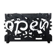 Detailed information about the product Ultra Manual Mechanical Gear Conversion, Double Sided Open/Close Business Sign Board (Suspension) for Restaurant, Bar, Hotels, Cafes
