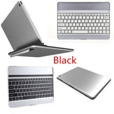 Ultra Slim Bluetooth Wireless Aluminium Keyboard Case Cover For IPad Air IPad 5 - Black