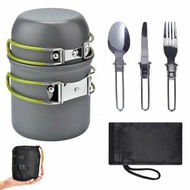 Detailed information about the product Ultralight Camping Cookware Utensils Outdoor Tableware Set Hiking Picnic Backpacking