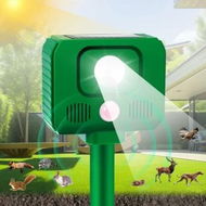 Detailed information about the product Ultrasonic Animal Repellent, Outdoor Repellent with Motion Sensor and Strobe Light, Skunk Rabbit Raccoon Repellent, Solar Animal Repeller Deterrent for Yard